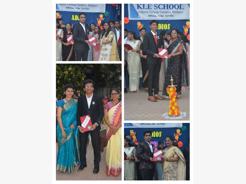 KLE School hosted the farewell ceremony for the batch 2023-24