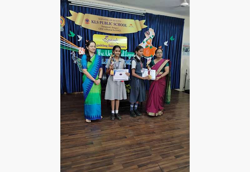 Proud Moments for KLE School, Lingaraj College Campus, Belagavi!