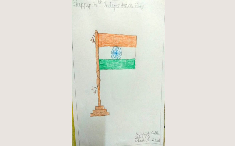 74th Independence day KLE School Belagavi